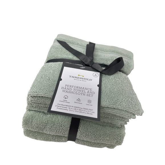 Bath Threshold Light Green Heavyweight Performance Hand